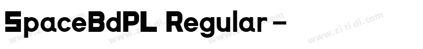 SpaceBdPL Regular字体转换